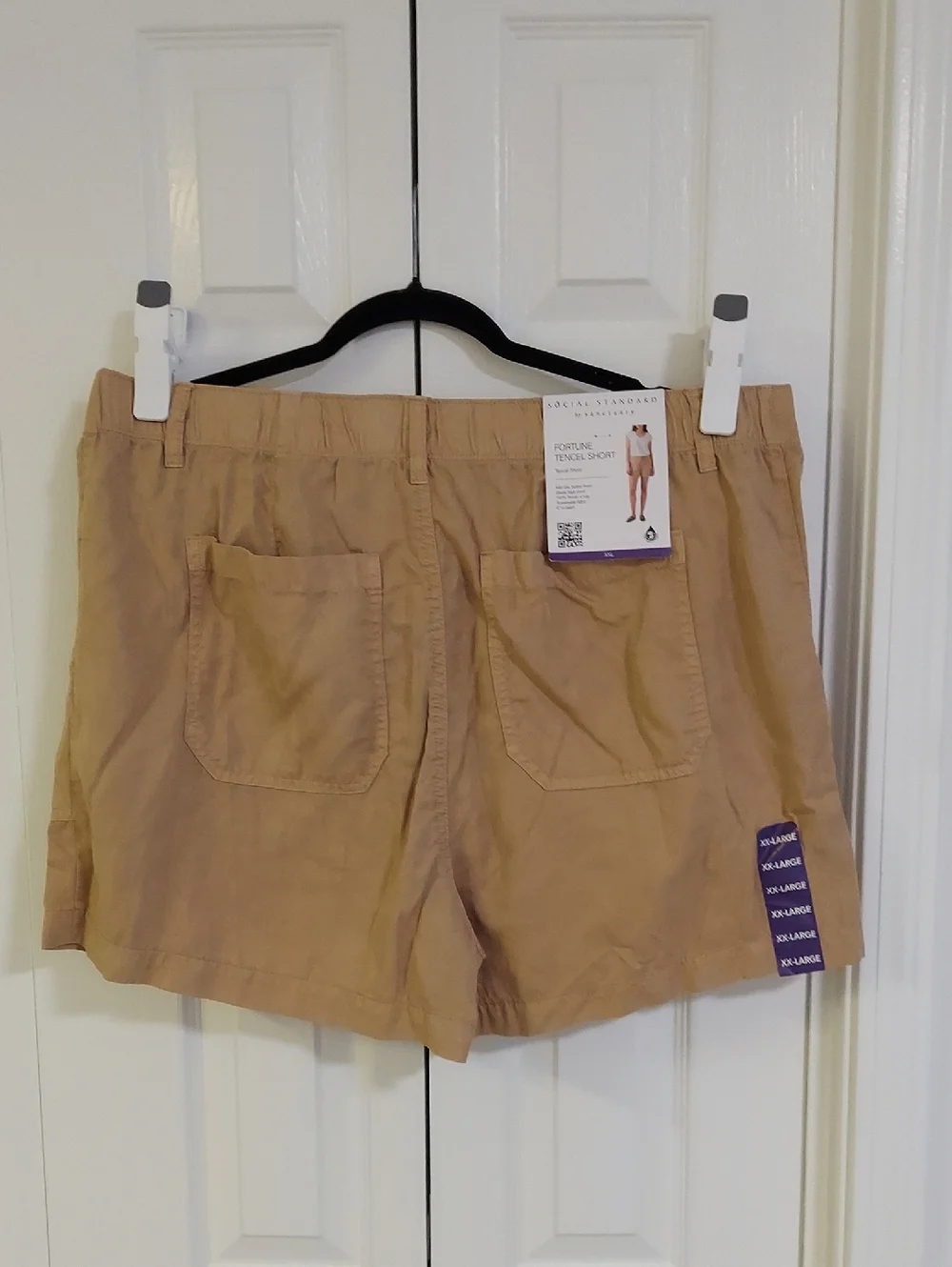 Sanctuary Shorts, NEW! Size XXL, Beige, Pockets‎